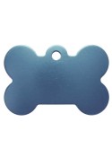 Petscribe Bone ID Tag (Light Blue, Small) For Dog